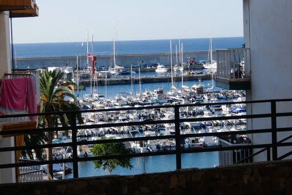 Jachthafen Und Fischerhafen Blanes Der Katalanischen Küste — Stockfoto
