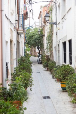 Costa Brava, Tossa de Mar 'da bir turist köyü.