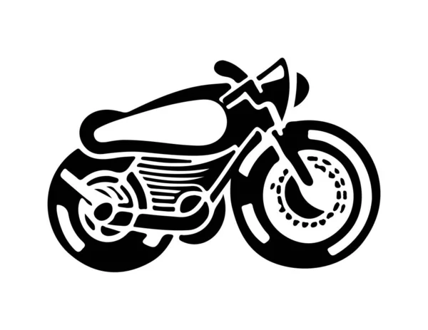 Design Vetor Logotipo Motocicleta Design Motocicleta Com Estilo Desenho Manual — Vetor de Stock