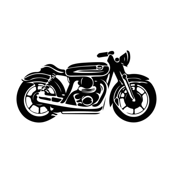 摩托车标志矢量设计 手绘式摩托车设计 — 图库矢量图片