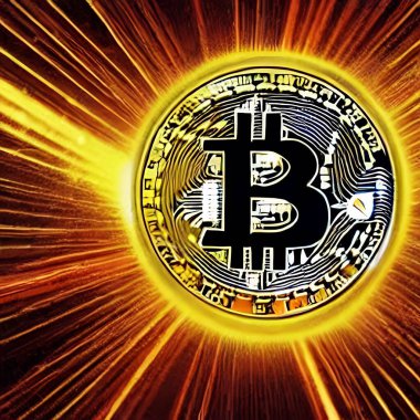 Bitcoin illüstrasyonu. Sayfalar ve web dekorasyonu veya diğer tasarımlar için uygun. E-ticaret kavramı.