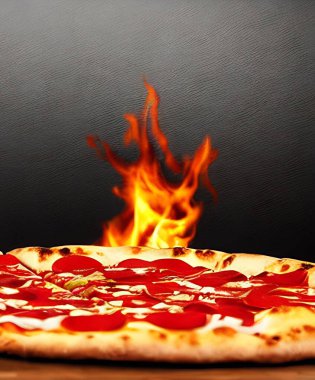 - Pizza. Geleneksel İtalyan mutfağı fast food. Gurme taze lezzetli ev yapımı pizza. Avrupa yemeği. Pizzacılar ve restoranlar için broşür ve poster.