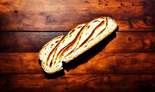 Backofen Traditionelles Frisch Gekochtes Brot Brotzeitschießen Ofenladen Mit Leckerem Brot — Stockfoto