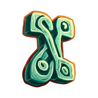 Oyun tarihi simgesi beyaz arkaplanda izole edildi. 