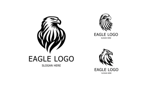 Eagle Logo Vector Stylized Graphic Eagle Bird Logo Template — Stock Vector