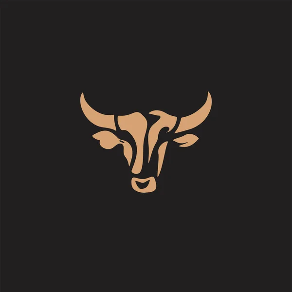 Logo Bull Logotipo Premium Para Asador Asador Carnicería — Archivo Imágenes Vectoriales