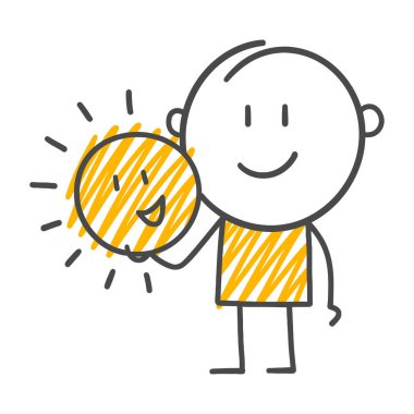 Centilmen Karakterin Yüzündeki İfade Bir Aydınlanma Anı ve Yeni Bir Fikir Bulma Hevesli ve İç Barışı Vurguluyor.