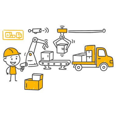 Karakterlerin çabası ok rehberliği altında.