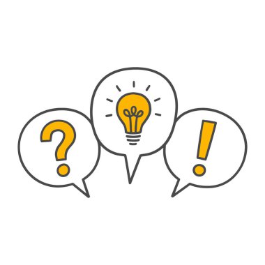 Stratejik hikaye anlatımı hangi konsept geliştirme, geri bildirim ve ilham sembolik olarak konuşma baloncukları aracılığıyla iletilir.