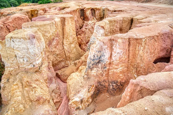Minería Del Suelo Las Causas Erosión Del Suelo Tierra — Foto de Stock