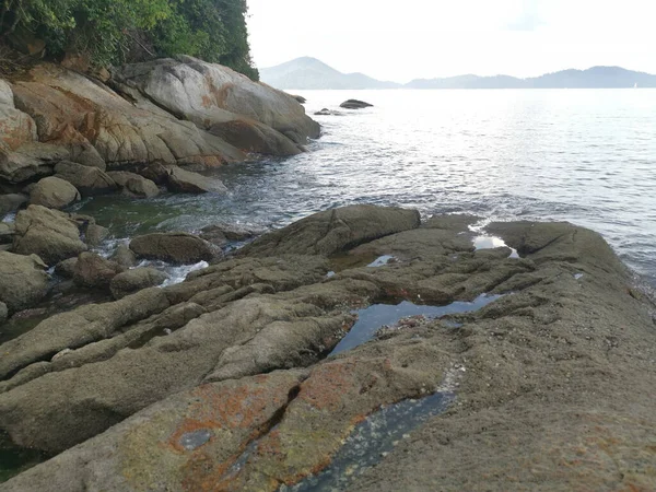 Lots Huge Rocks Found Seaside — Stock Photo, Image