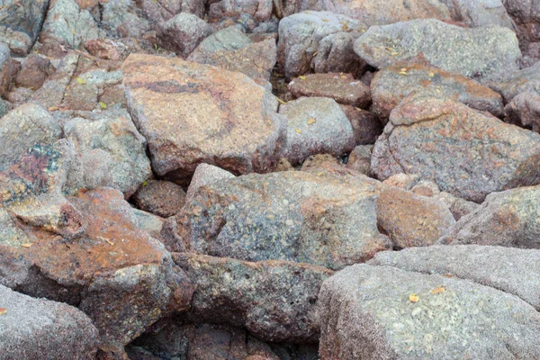Podczerwień Obrazu Kamieni Znalezionych Wzdłuż Plaży — Zdjęcie stockowe