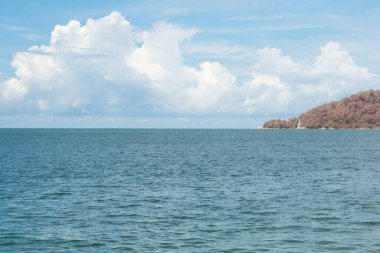 Kumsaldaki güneşli günün kızılötesi görüntüsü..
