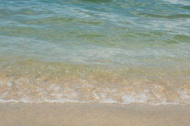 Kumsaldaki güneşli günün kızılötesi görüntüsü..