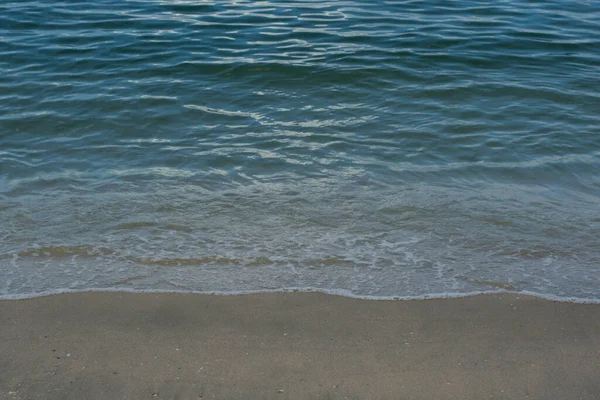 Υπέρυθρη Εικόνα Της Ηλιόλουστης Ημέρας Στην Αμμώδη Παραλία — Φωτογραφία Αρχείου