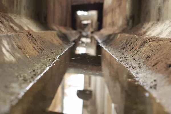 Low Angle Images Urban Drainage System — 스톡 사진