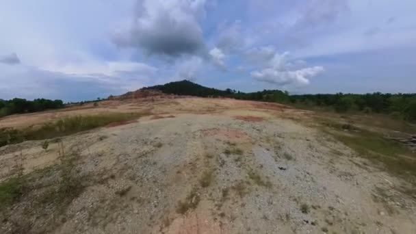 Walking Barren Dry Land — Stok video