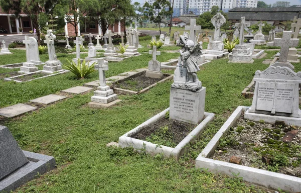 Perak Malezja Maja 2023 Piękne Inne Poranne Niebo Wokół Cmentarza — Zdjęcie stockowe