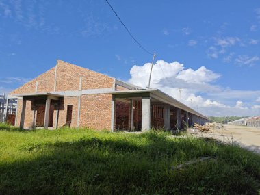 Yapım aşamasındaki yeni konut şeması 