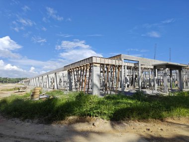 Yapım aşamasındaki yeni konut şeması 