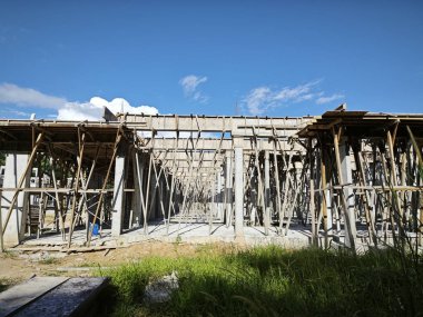 Yapım aşamasındaki yeni konut şeması 