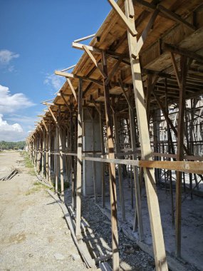 Yapım aşamasındaki yeni konut şeması 