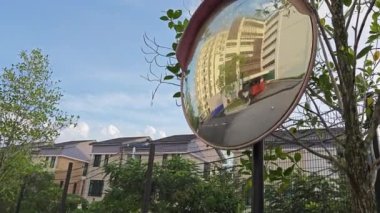 Açık hava yol kenarı güvenlik aynası 