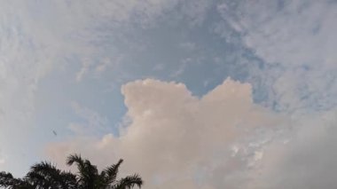 Renkli altın saatin görüntüleri sabahın erken saatlerinde gökyüzü.