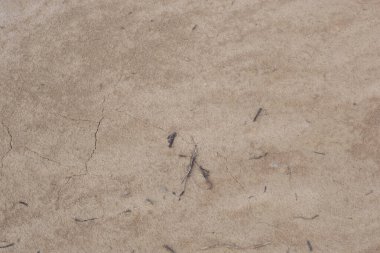 Kurumuş toprak yüzeyinin şekli ve dokusu sıcak havaya bağlı.. 