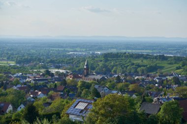 lovely village of lauf in south germany in summer