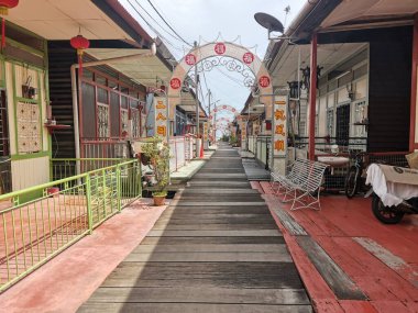Georgetown Penang Malezya 'da sakız çiğne.