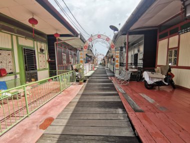 Georgetown Penang Malezya 'da sakız çiğne.