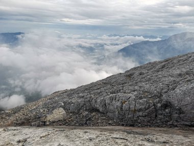 Güzel dağ manzarası Watzmann, tırmanıyor