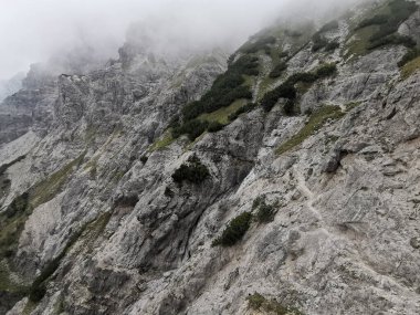 descent from watzmann peak into wimbach valley clipart