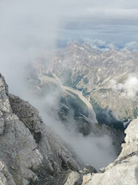 Watzmann Saniye 'den Wimbach Vadisi' ne bak.