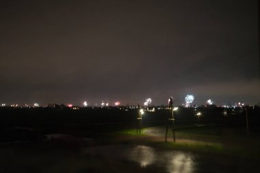 Hollanda 'da yeni yıl arifesi havai fişekleri