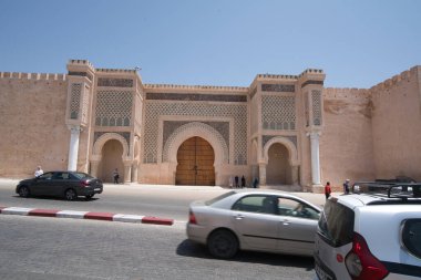 Meknes 'teki eski güzel kapı