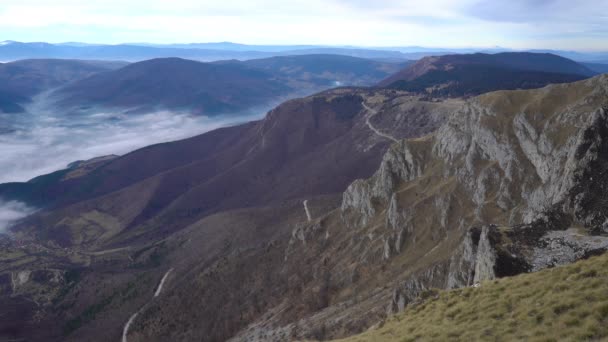 Vlasic Mountain Landscape Bosnia Herzegovina — Stock video