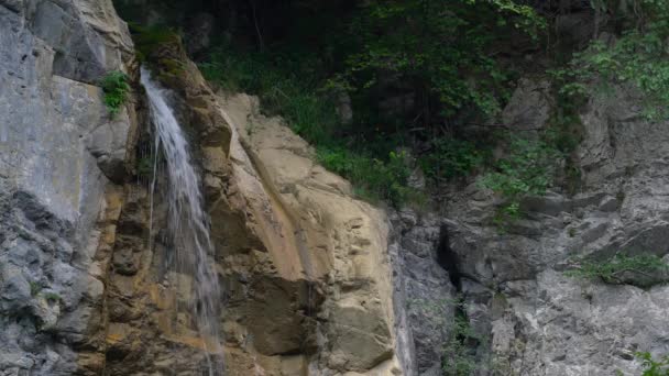 Vodopád Sastavac Hora Vlasic Bosna Hercegovina — Stock video