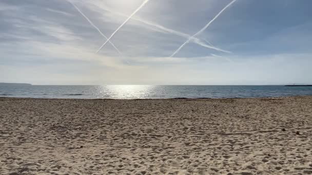 Palma Mallorca Ισπανία Θάλασσα Ακτή — Αρχείο Βίντεο