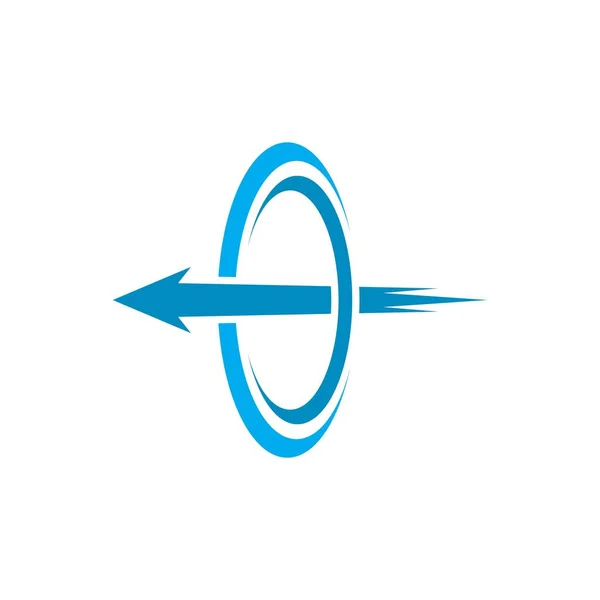 Flechas Logotipo Plantilla Vector Icono Ilustración Diseño — Vector de stock