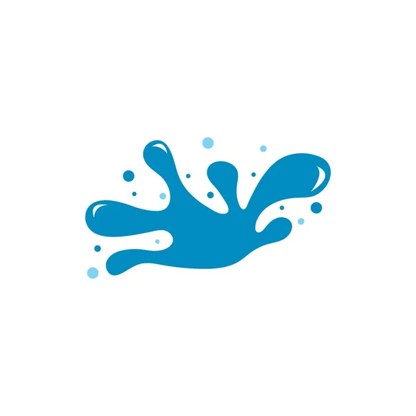 Agua Splash Logo Vector Icono Ilustración Diseño Vector De Stock