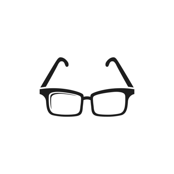 Glasögon Logo Design Vektor Ikon — Stock vektor