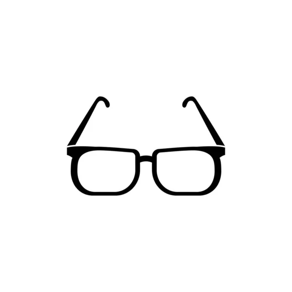 Gafas Logo Diseño Vector Icono — Vector de stock