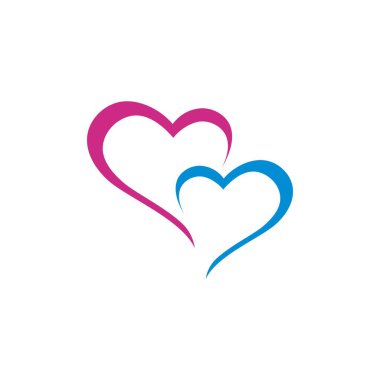 Love Logo Vector simge tasarım şablonu