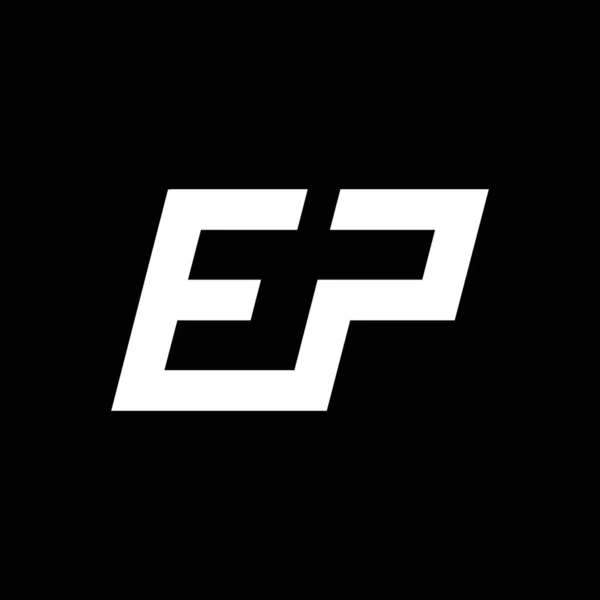 字母Ep初始标识向量图标设计 — 图库矢量图片