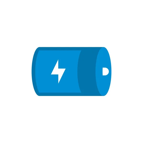 Symbol Electric Battery Logo Icon Illustration Design — Stock Vector