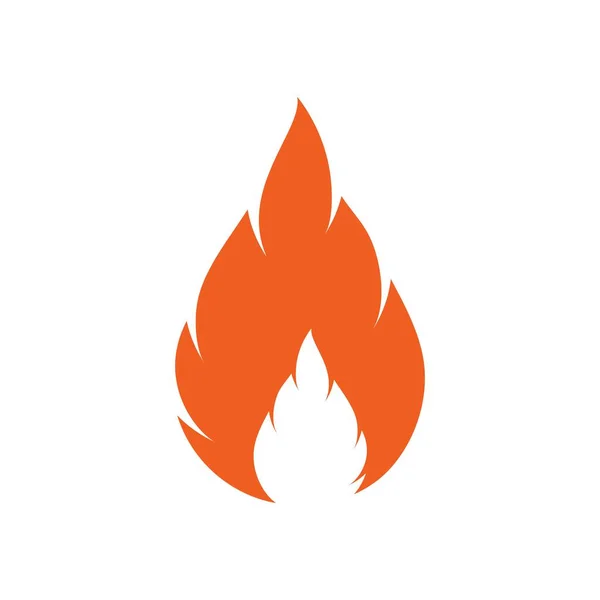 Пожежне Полум Логотип Шаблон Векторні Значки Концепція Логотипу Нафти Газу — стоковий вектор