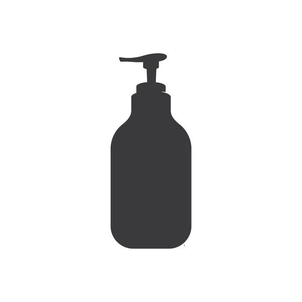 Sabun Şişesi Logo Vektörü Basit Resim Tasarımı — Stok Vektör