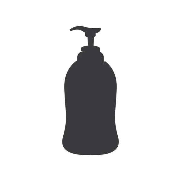Seife Flasche Logo Vektor Einfach Symbol Illustration Design — Stockvektor